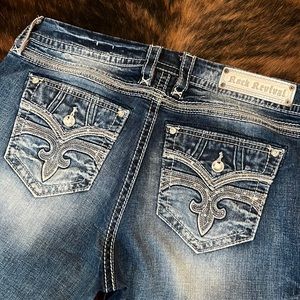 Rock revival Alaina easy boot sequin jeans 32x32